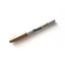 Sharpie Fine Permanent Marker Metallic Gold