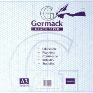 Gormack Isometric A3 Graph Pad 50 Sheets