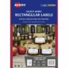 Avery Permanent Labels 80 x 35mm White 140 Pack