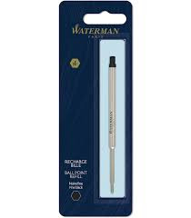 Waterman Ballpoint Pen Refill Fine Black