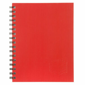 Spirax 511 Hard Cover Notebook 225X175mm 200 Page Red