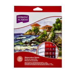 Derwent Academy Watercolour Paints 24 Pack