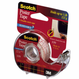 Scotch 109 Removeable Poster Tape & Disp 19mm x 3.8m
