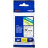Brother Tape 36mm x 8m Black on Clear TZe-161