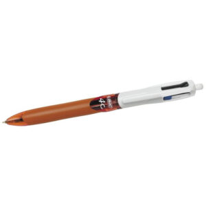 BIC 4 Colour Grip Fine Retractable Ballpoint Pen 10 Pack