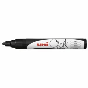 Uni Liquid Chalk Marker Bullet Tip PWE-5M Black