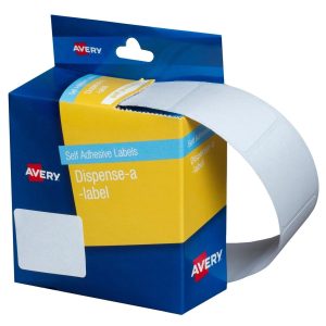 Avery Dispenser Labels Rectangle 24x32mm White 420 Pack