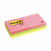 Post-it 660-3AN Post-it Lined Notes 98X149mm Neon Assorted