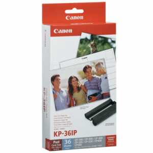 Canon KP36IP Ink & Paper - 36 Sheet Pack (6" x 4") Post Card Size