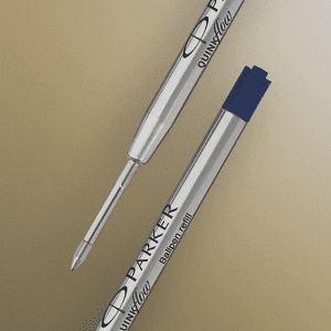 Parker Ballpoint Refill Quinkflow Medium Black Quink