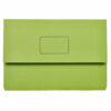 Marbig Slimpick Document Wallets Foolscap Green Pack Of 50
