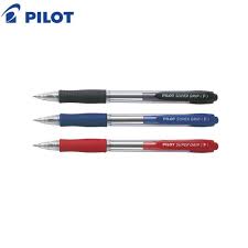 Pilot Retractable Supergrip Ballpoint Pen Range