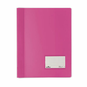 Durable Premium Flat File A4 Extra Wide Transluscent Pink