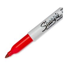 Sharpie Retractable Permanent Marker Fine Point Red