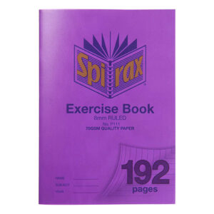 SPIRAX P111 EXERCISE BOOK A4 8MM 192PG