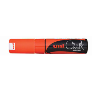 Uni Liquid Chalk Marker Chisel Tip PWE-8K Fluoro Orange