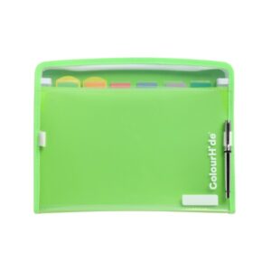 ColourHide ZipIt PP Expanding File FC 7 Pocket- Green