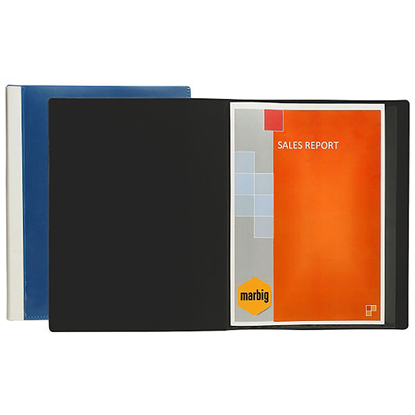 Marbig Clearview A4 Display Book with Insert Front 100 page
