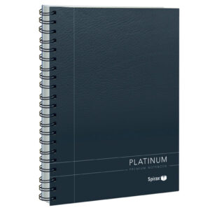 Spirax 401 Platinum Notebook A5 200 Page Black