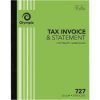 Olympic 727 Carbonless Triplicate Invoice & Statement Book