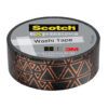 Scotch Expressions Foil Tape 15mm X 7m Black And Copper Triangles