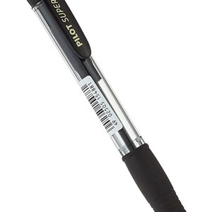 Pilot Retractable Supergrip Ballpoint Pen BPGP10R Medium Black