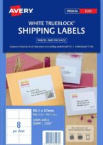 Avery 8UP Laser Shipping Labels 100 Sheets