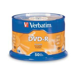 Verbatim DVD-R - 4.7GB White Inkjet Printable (Pack of 50)