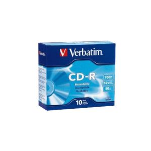 Verbatim CD-R Slim Case Pk/10
