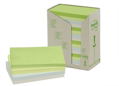 Post-it 655-RTP Recycle Notes Pastel 127 x 76mm 16 Pack