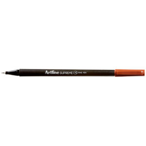 Artline Supreme Fineliner Pen 0.4mm Brown Pack 12