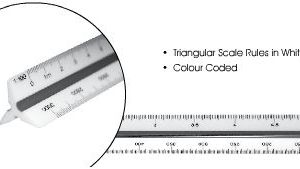 Staedtler Triangle Scale Ruler 30cm 56198-2