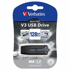 Verbatim USB 3.0 Hard Drive Store And Go 128GB Grey