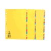 Marbig A4 Bright Colour Dividers, A-Z Tab Index
