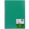 Derwent Academy Visual Art Diaries PP A4 Green Portrait 120 Page