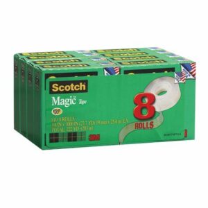 Scotch Magic 810-8 Tape Refill 19mm x 25.4m Pack 8