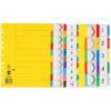 Marbig A4 Extra Wide 10 Tab PP Dividers 36200