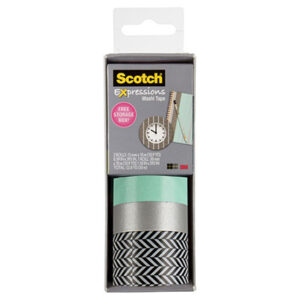 Scotch C317-3PK-ZIG Expression Washi Tape Pack 3