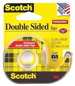 Scotch 137 Double Sided Tape With Dispenser 12.7mm x 11m
