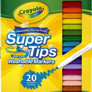 Crayola Super Tips Washable Markers 20 Pack