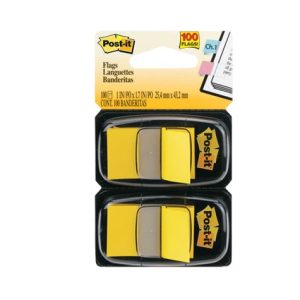 3M Post-it Flags Yellow Twin Pack - 680YW2