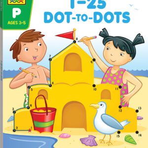 School Zone Get Ready 1-25 Dot To Dots Age 4-6