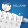 Avery 65up White Quick Peel Address Labels Pkt25 Avery 65up White Quick Peel Address Labels Pkt25