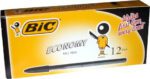 Bic Economy Medium Ballpoint Pen Black 12 Pack