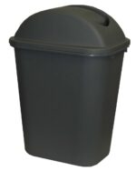 Cleanlink Dustbin With Lid 36 Litre Grey