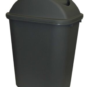 Cleanlink Dustbin With Lid 36 Litre Grey