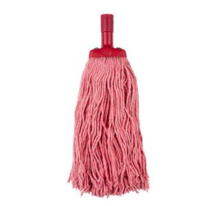 Cleanlink Mop Heads Coloured 400gm Red