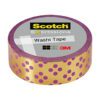 Scotch Expressions Foil Tape 15mm X 7m Gold Purple Dots