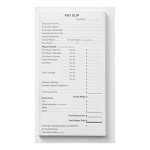 Zions Pay Slip Pads PSP Pk/10