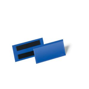 Durable Logistics Magnetic Pouches 110 x 50mm 50 Pack Blue